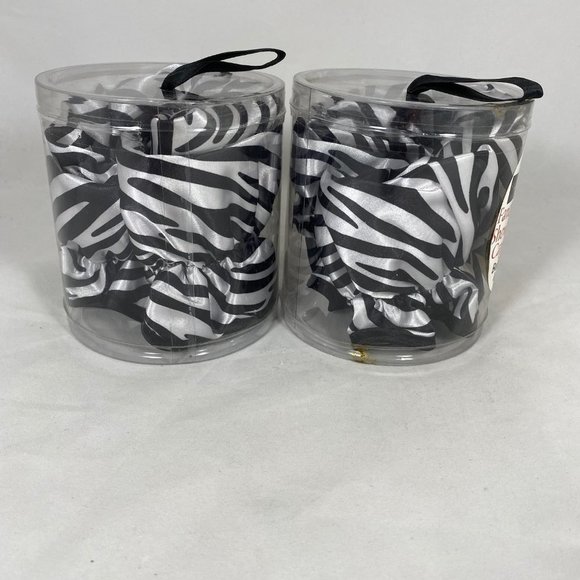 Kingsley Fancy Shower Cap Zebra Print - Pack of 2 - Picture 3 of 3